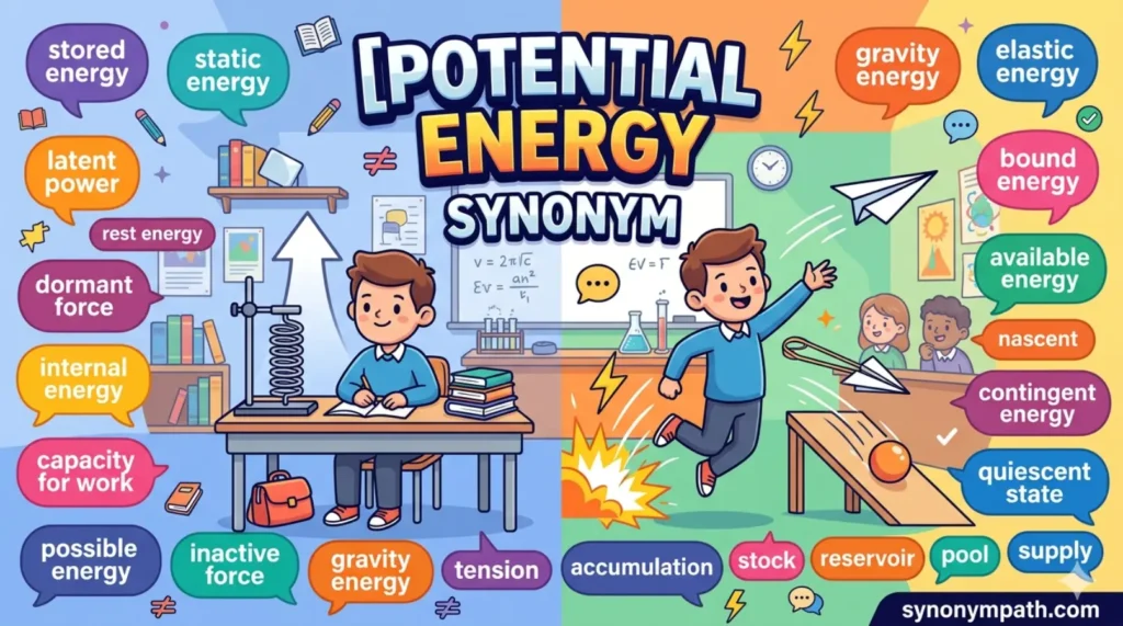 Potential Energy Synonym: 30+ Similar Words with Meanings