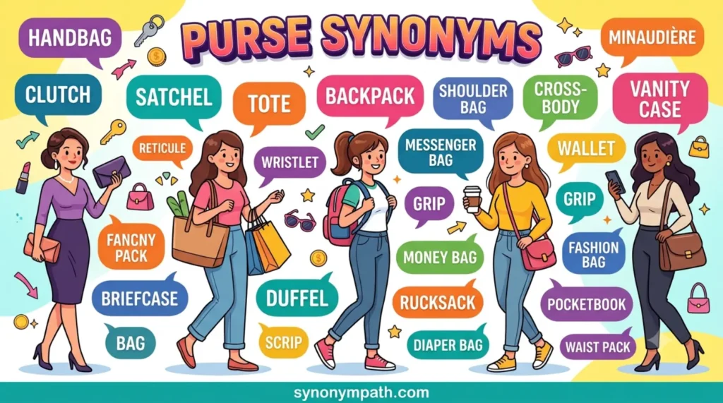 Purse Synonym: 30+ Alternative Words and Meanings