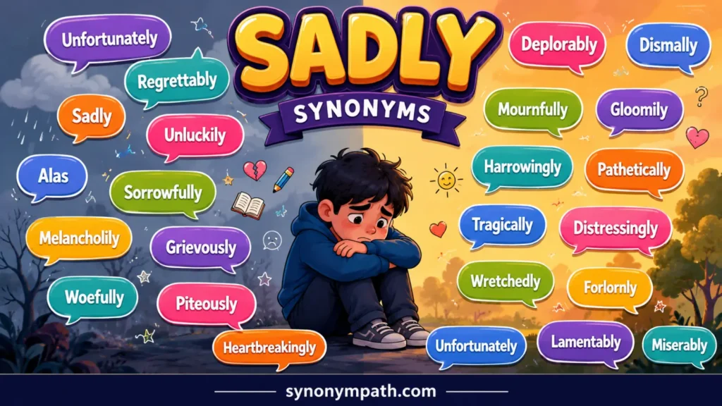 Sadly Synonyms: 30+ Powerful Alternatives to Use Instead