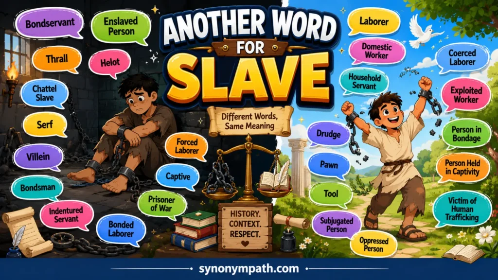 Another Word for Slave: 30+ Historical & Contextual Alternatives