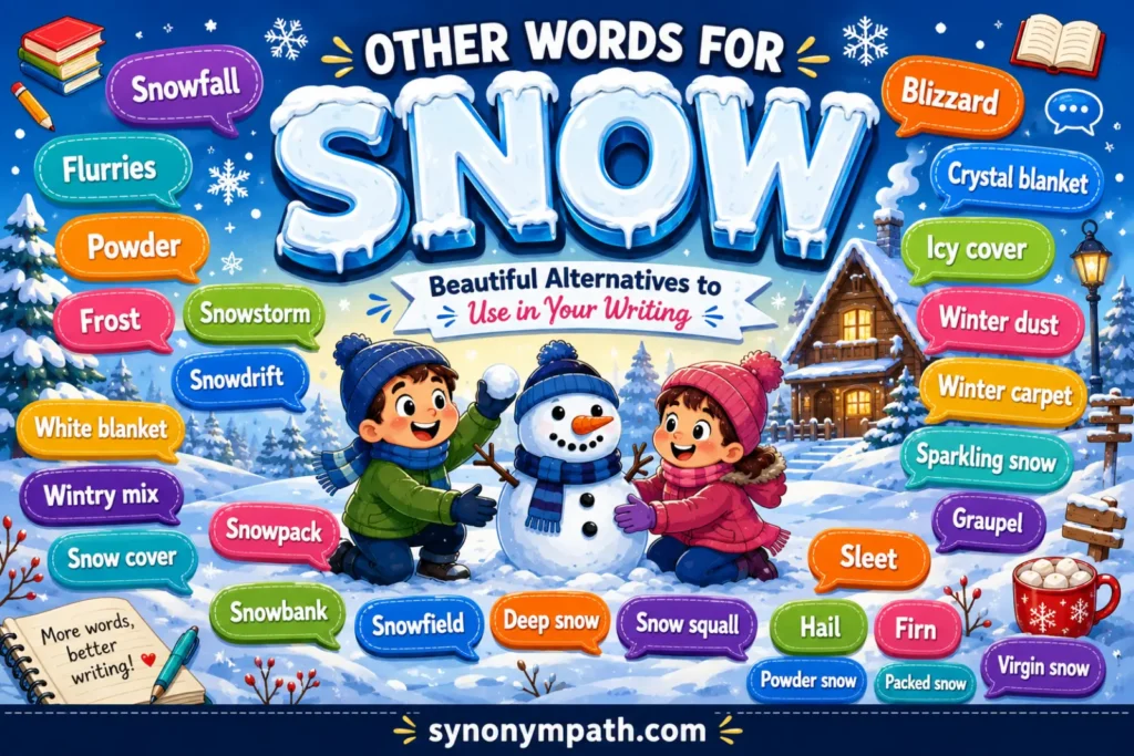 Other Words for Snow: 30+ Similar Words & Examples