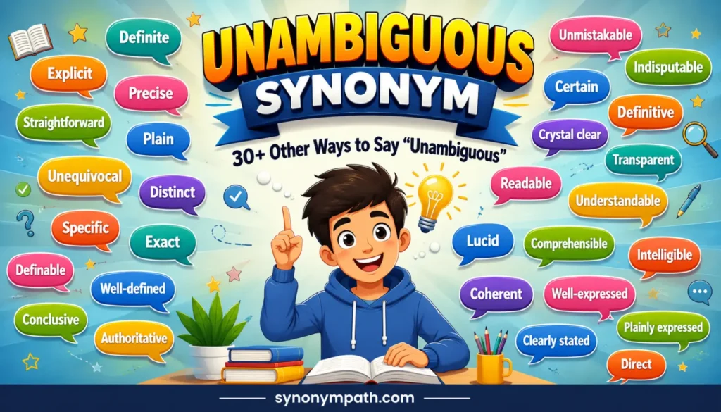 Unambiguous Synonym: 30+ Other Ways to Say "Unambiguous"