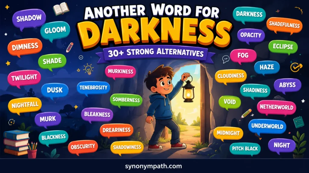 Another Word for Darkness: 30+ Strong Alternatives