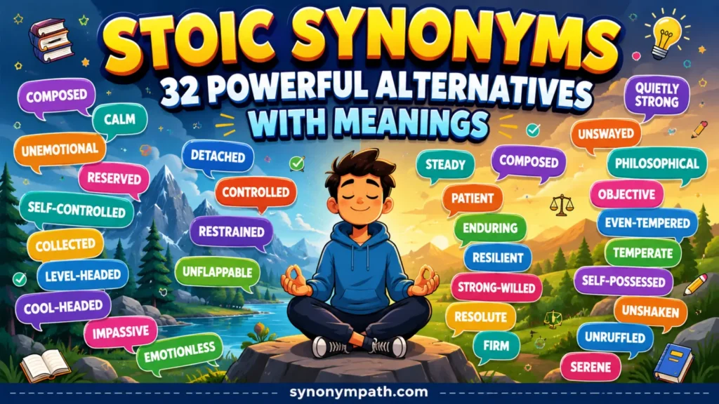 Stoic Synonyms: 32 Powerful Alternatives With Meanings