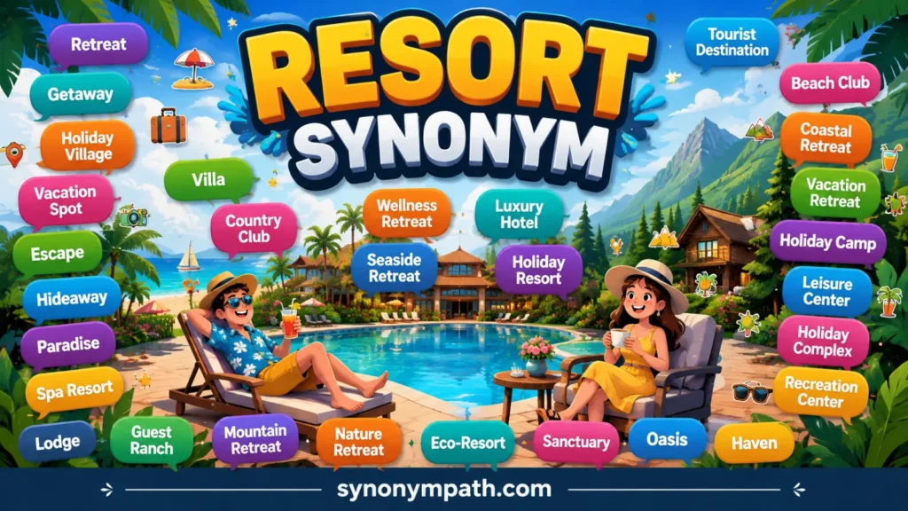 Resort Synonym: 30+ Powerful Alternatives With Meanings & Examples