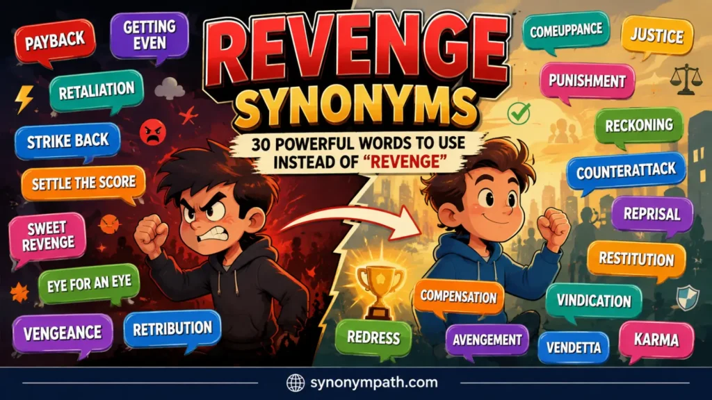 Revenge Synonyms: 30 Powerful Words to Use Instead of "Revenge"