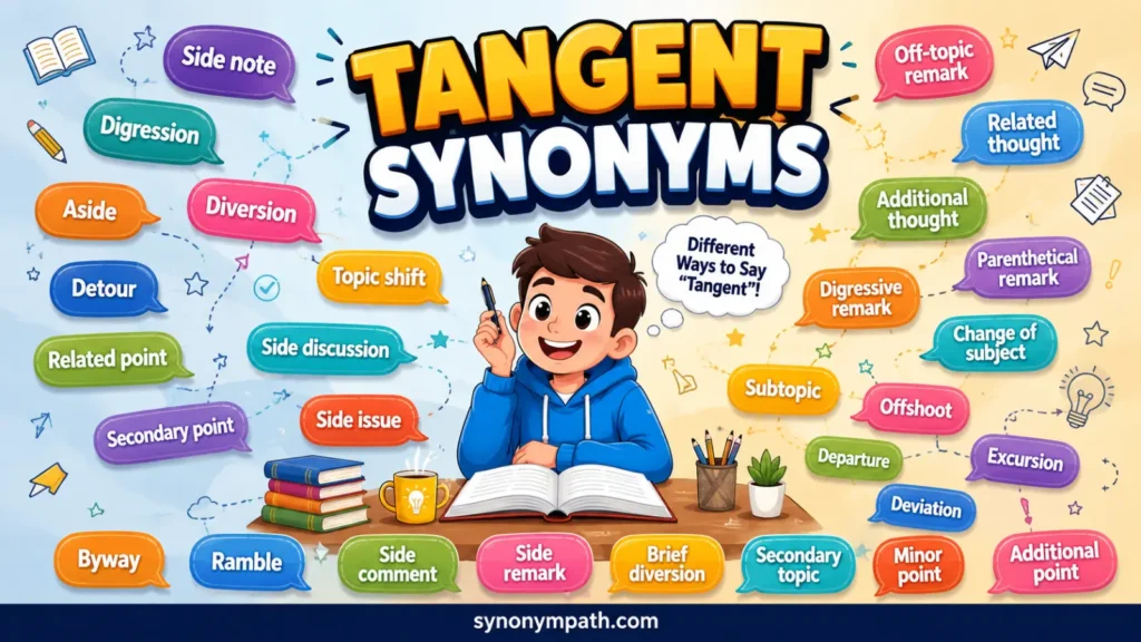 30+ Tangent Synonyms: Better Ways to Say “Tangent”