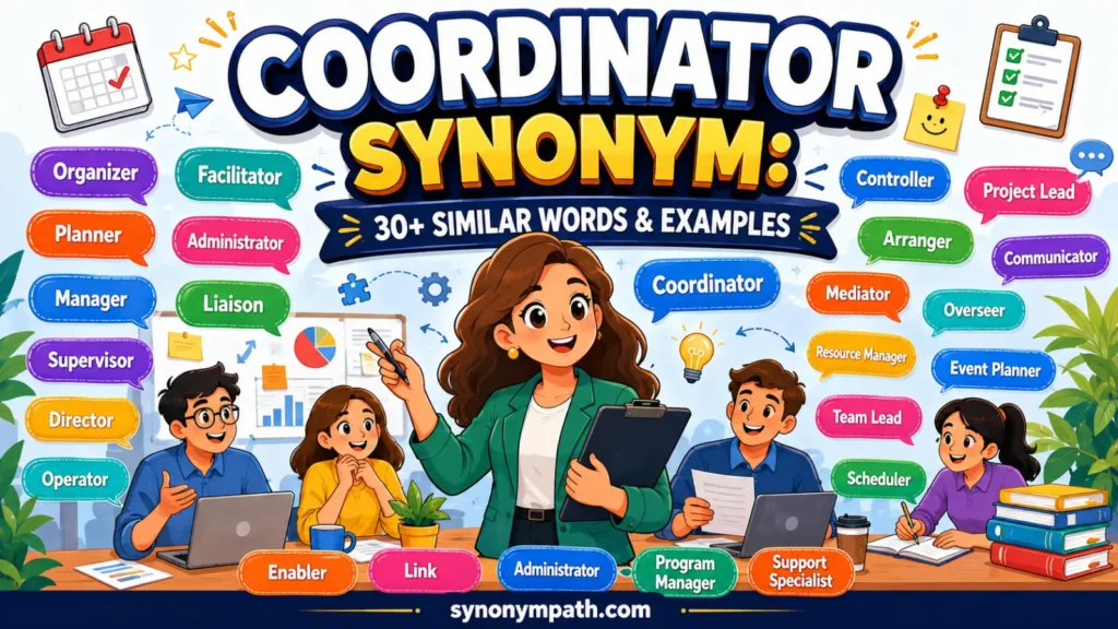 Coordinator Synonym: 30+ Similar Words & Examples