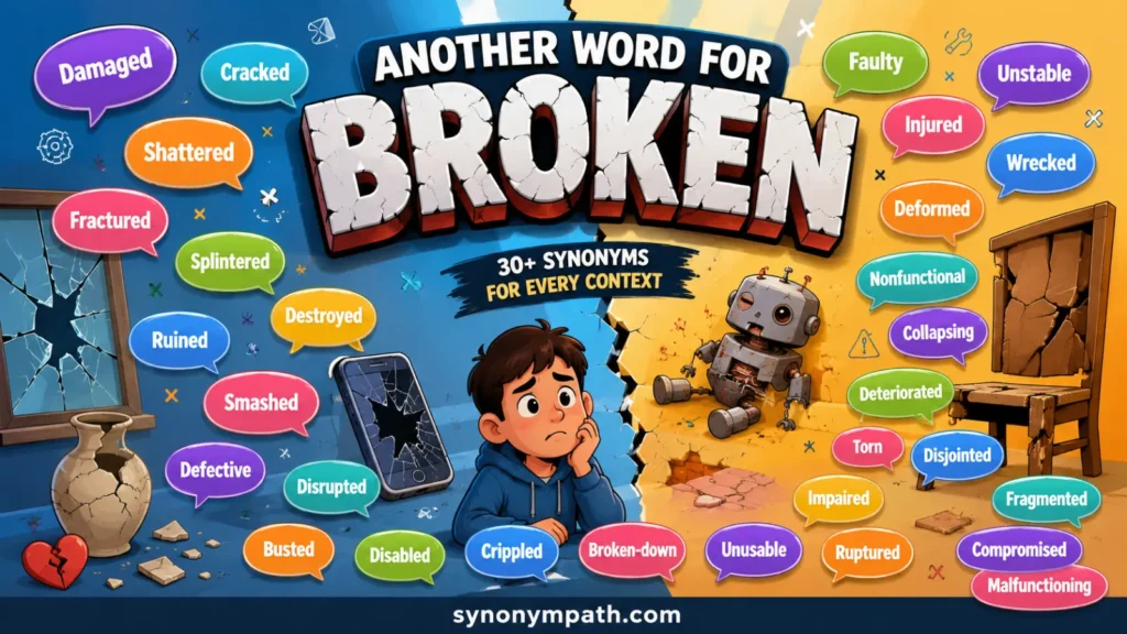 Another Word for Broken: 30+ Synonyms for Every Context
