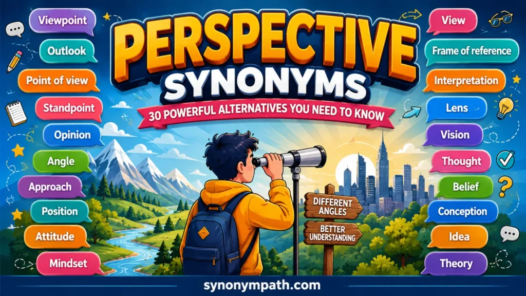 Perspective Synonyms: 30 Powerful Alternatives You Need to Know