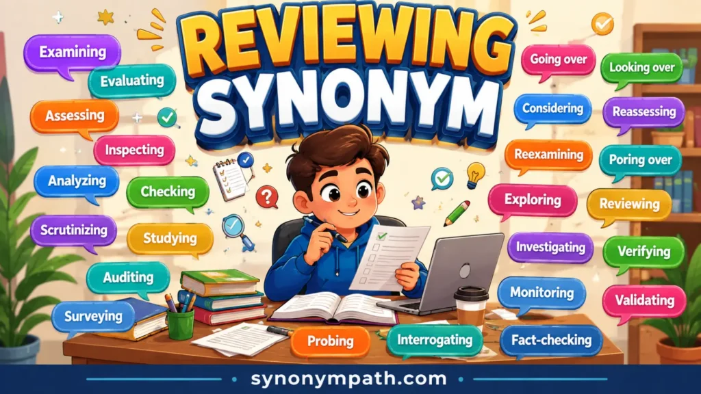 Reviewing Synonym: 30+ Strong Replacements for Every Situation