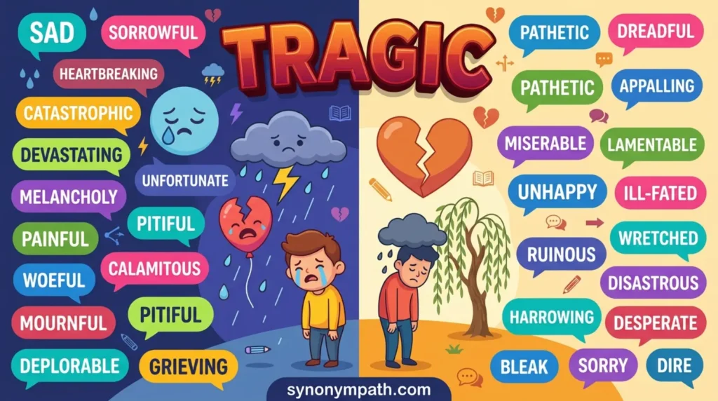 Another Word for Tragic: 30+ Powerful Alternatives & Examples