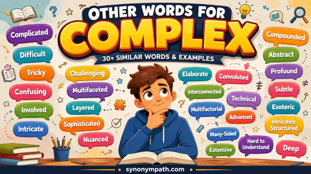 Other Words for Complex: 30+ Similar Words & Examples
