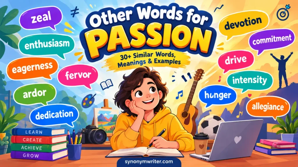 Other Words for Passion: 30+ Similar Words, Meanings & Examples