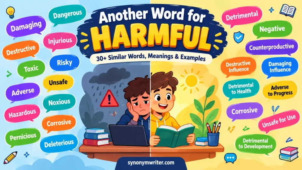 Another Word for Harmful: 30+ Similar Words, Meanings & Examples