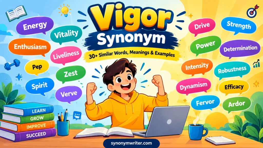 Vigor Synonym: 30+ Similar Words, Meanings & Examples