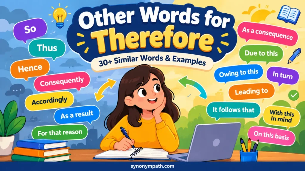 Other Words for Therefore: 30+ Similar Words & Examples