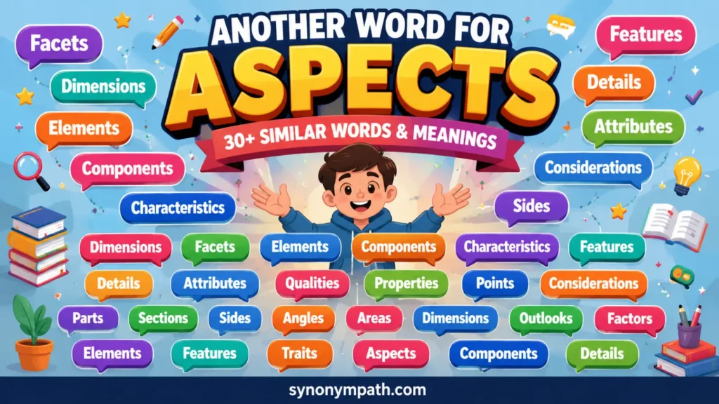 Another Word for Aspects: 30+ Similar Words & Meanings