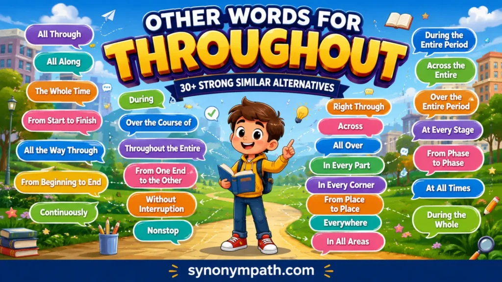Other Words for Throughout: 30+ Strong Similar Alternatives