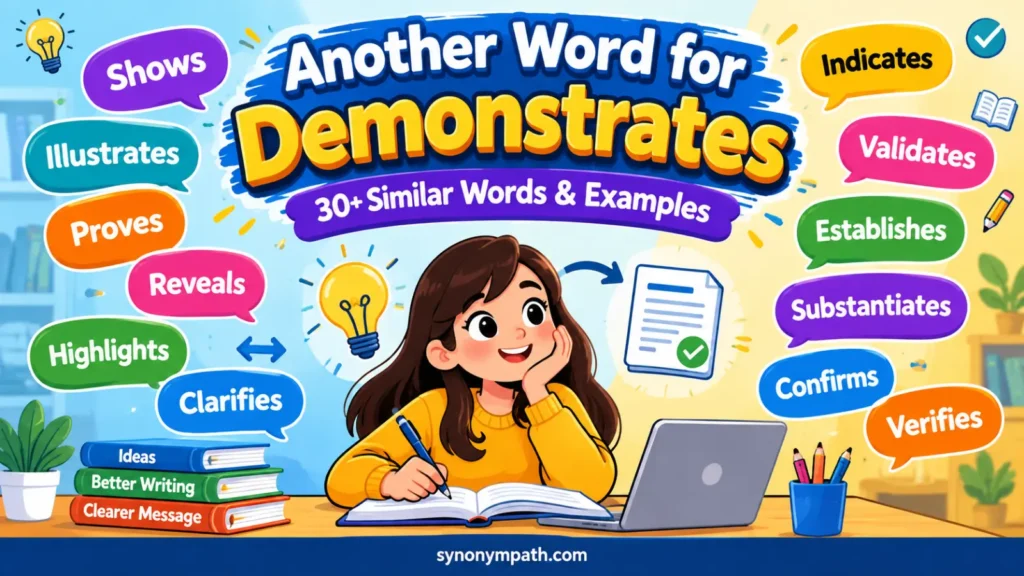 Another Word for Demonstrates: 30+ Similar Words & Examples