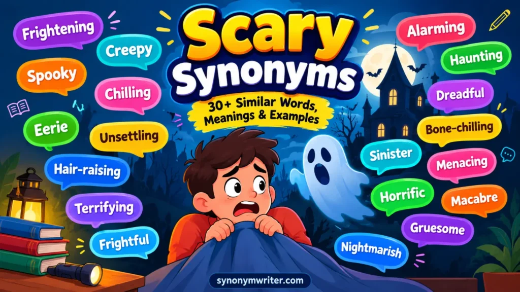 Scary Synonyms: 30+ Similar Words, Meanings & Examples
