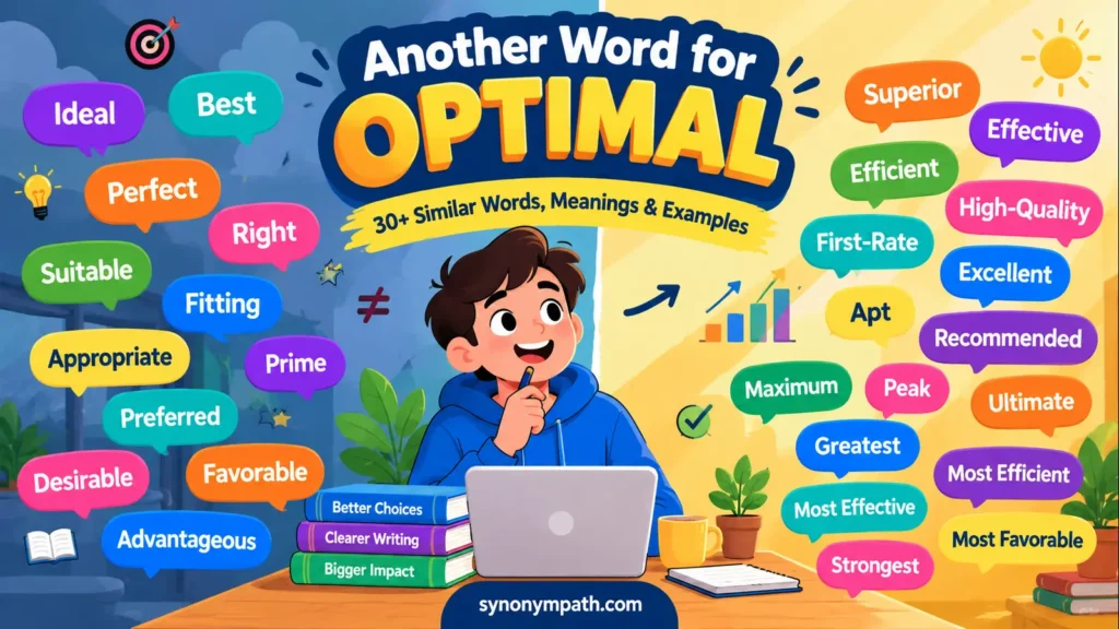 Another Word for Optimal: 30+ Similar Words, Meanings & Examples