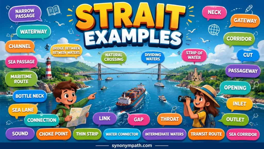 Strait Examples: 30+ Powerful Examples with Meanings & Sentences