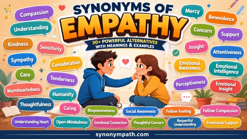Synonyms of Empathy: 30+ Powerful Alternatives with Meanings & Examples