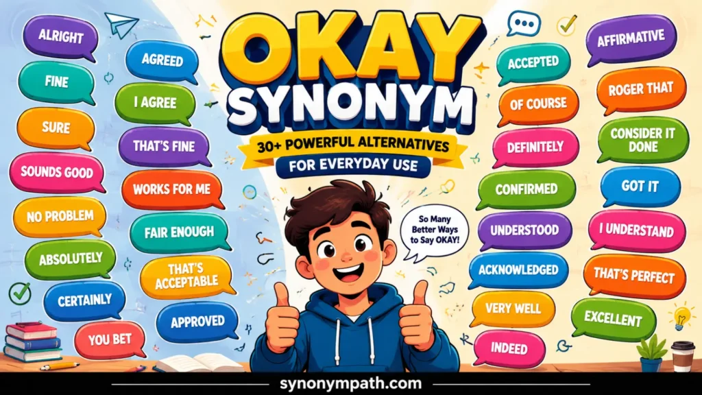 Okay Synonym: 30+ Powerful Alternatives for Everyday Use